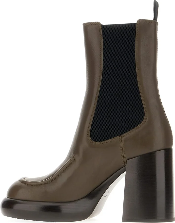 Mud Leather Ankle Boots - Image 3