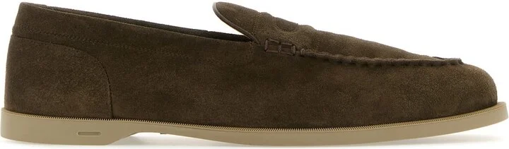 Mud suede Pace loafers