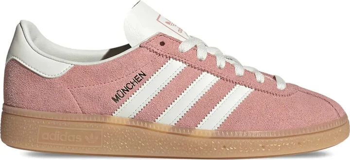 Muenchen suede three-stripe sneakers