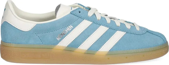 Muenchen three-stripe suede sneakers