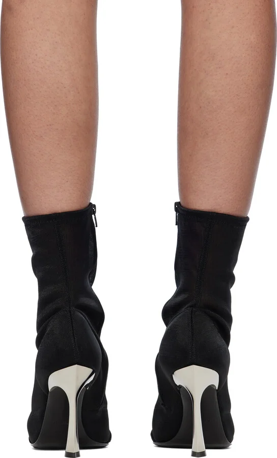 Mugler Black Fang 95 Ankle Boots - Image 2