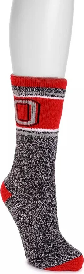MUK LUKS Game Day Unisex Heat Retainer Crew Socks