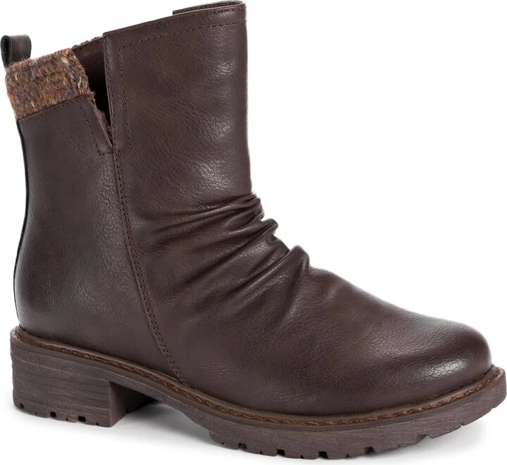 MUK LUKS LUKEES Women's Logger Banff Boots Fashion