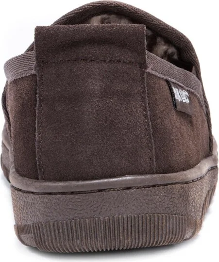 Muk Luks Men's Eric Printed Berber Suede Slip On Slippers - Image 3