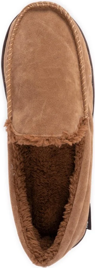 Muk Luks Men's Faux Suede Moccasin Slippers - Image 2