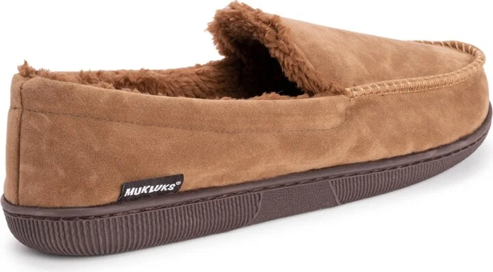 Muk Luks Men's Faux Suede Moccasin Slippers - Image 3