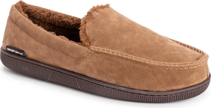 Muk Luks Men's Faux Suede Moccasin Slippers