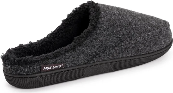 Muk Luks Men's Faux Wool Clog Slippers - Image 2