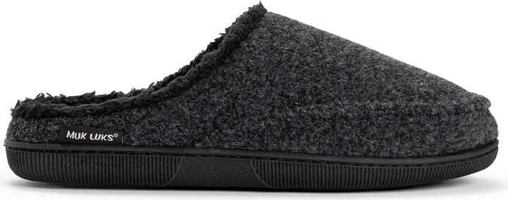 Muk Luks Men's Faux Wool Clog Slippers - Image 5