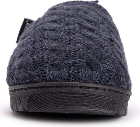 Muk Luks Men's Gabriel Clog Slippers, Black, S (8-9) - Red/black - Image 10