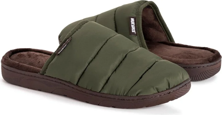Muk Luks Men's Grayson Slippers, Green Gables, Xl (14-15) - Image 2