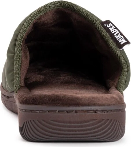 Muk Luks Men's Grayson Slippers, Green Gables, Xl (14-15) - Image 4