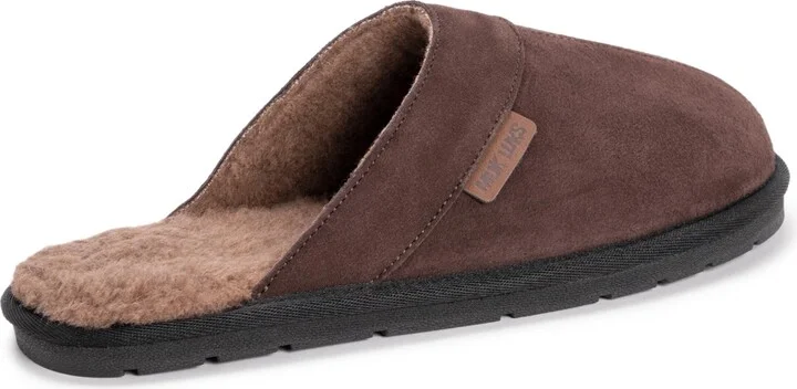 Muk Luks Men's Leather Goods By Abbott Slipper, Mahogany, 11 - Image 5