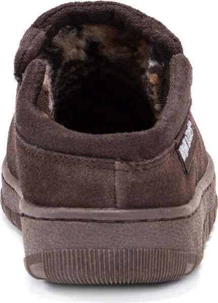 Muk Luks Men's Matt Printed Berber Suede Clog Slippers - Image 3