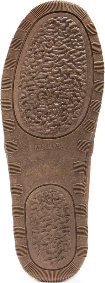 Muk Luks Men's Paul Printed Berber Suede Moccasin Slippers - Image 9