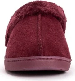 MUK LUKS Woen's Polysuede Clog -Merlot M (7-8) - Image 11