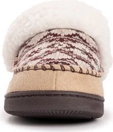 MUK LUKS Women' Minerva Slipper, S, Tan/ Cranberry - Image 2