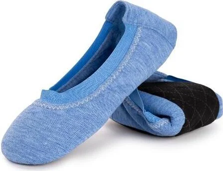 Muk Luks Women's 2 Pair Travel Ballerina Slipper Set - Image 3