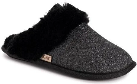 Muk Luks Women's Angled Sparkle Scuff Slipper