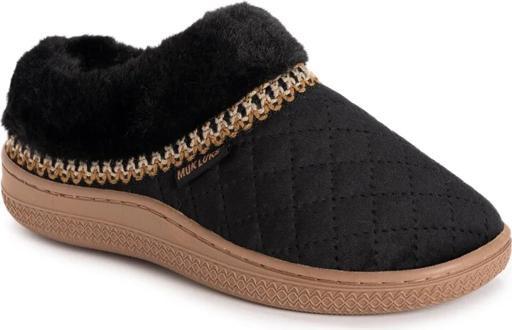 MUK LUKS Women's Charlee Velvet Clog Slipper