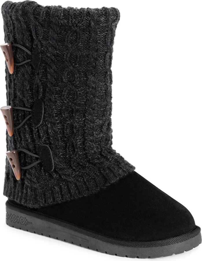 MUK LUKS Women's Cheryl Cuff Boot Mid Calf