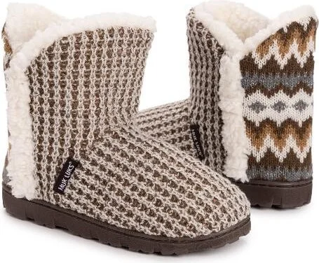 MUK LUKS Women's Cheyenne Tread Boot, Brown/Caramel, X Large - Image 2