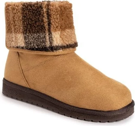 MUK LUKS Women's Clover Boot, Tan,