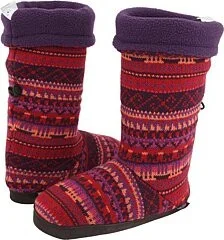 MUK LUKS Women's Fairisle Knit Toggle Boot