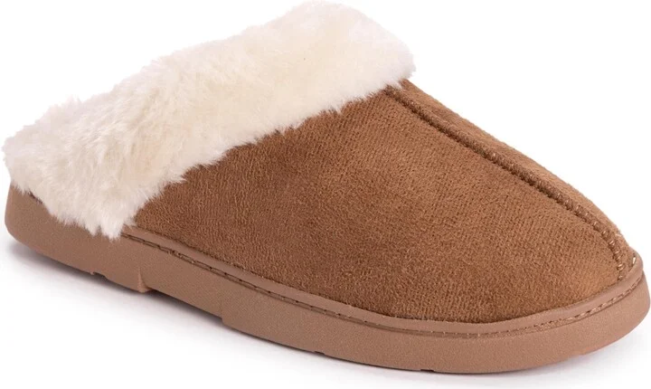 Muk Luks Women's Faux Suede Clog Slippers