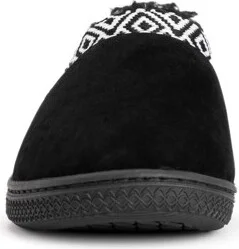 MUK LUKS Women's Faux Sueded Clog, Tan, S (5-6) - Image 3