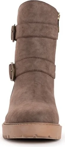 MUK LUKS Women's Finley Faith Boots, Coffee, - Image 2