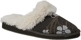 MUK LUKS Women's Floral Printed Jersey Scuff