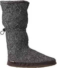 MUK LUKS Women's Fluffy Cable Toggle Boot