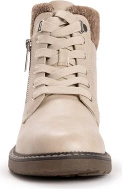 MUK LUKS Women's Garland Georgia Boots, Stone, 6 - Image 2