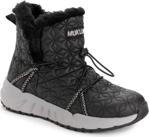 MUK LUKS Women's Jasmine Jade Boots, Black,