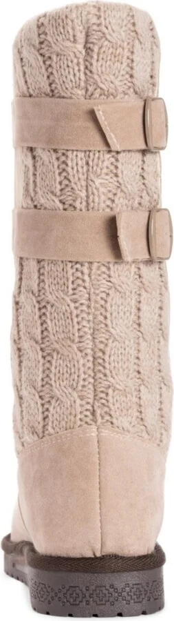 Muk Luks Women's Jean Boots, Grey/Dark Grey, 10 - Image 2