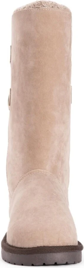 Muk Luks Women's Jean Boots, Grey/Dark Grey, 10 - Image 3