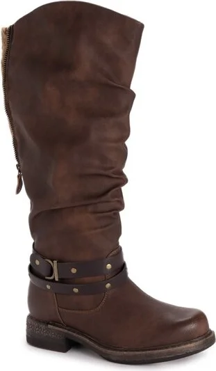 MUK LUKS Women's Logger Victoria Boots - Brown,
