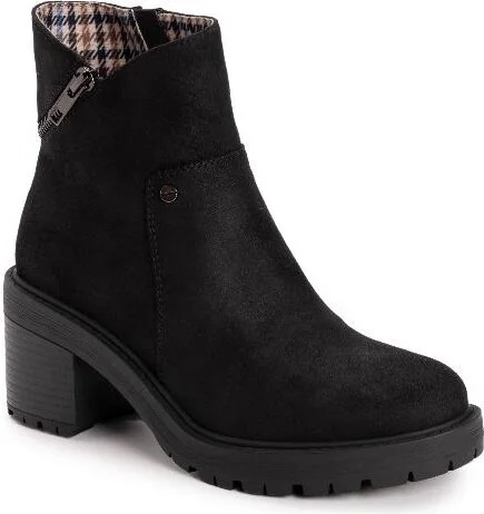 MUK LUKS Women's Lucy Lucia Boot, Black,