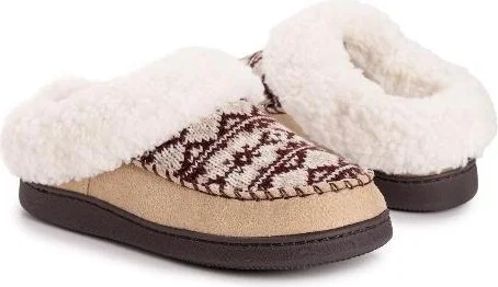 Muk Luks Women's Minerva Slipper - Tan/ cranberry - Image 2