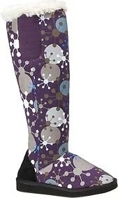 MUK LUKS Women's Mod Starburst Printed Jersey Boot