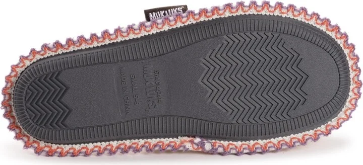Muk Luks Women's Novelty Punch Needle Scuff - Image 9