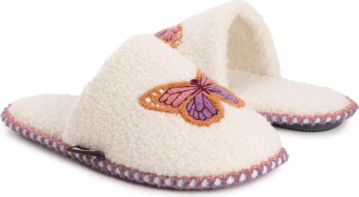 Muk Luks Women's Novelty Punch Needle Scuff - Image 11