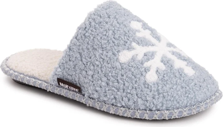 MUK LUKS Women's Novelty Snowflake Scuff Slipper