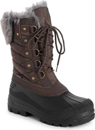 MUK LUKS Women's Palmer Paige Boots, Chocolate,