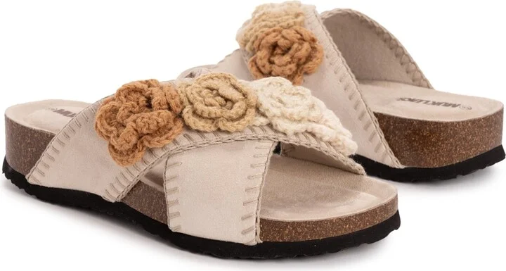 Muk Luks Women's Penelope Cross Strap Sandal - Image 4