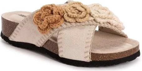 Muk Luks Women's Penelope Cross Strap Sandal