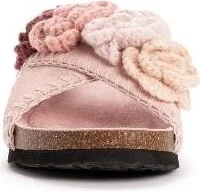 MUK LUKS Womens Penelope Cross Strap Sandal, Stone, - Image 3