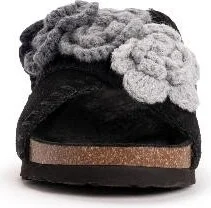MUK LUKS Womens Penelope Cross Strap Sandal, Stone, - Image 4