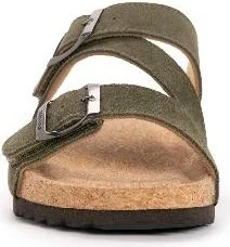MUK LUKS Womens Poppy Sandal, Green, - Image 2
